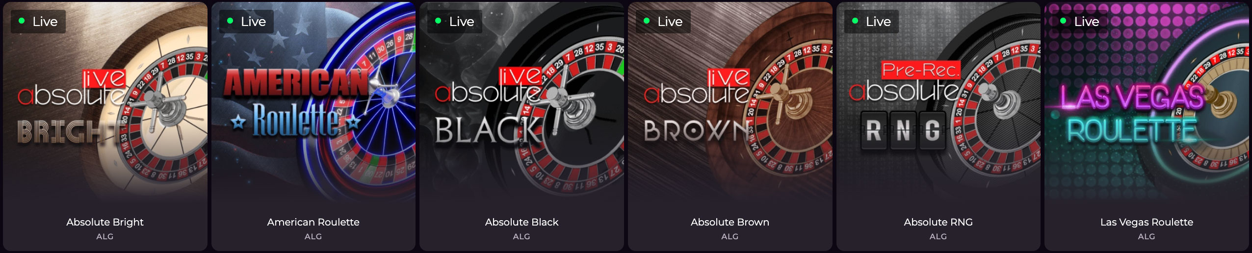 Spinch Live Casino Games